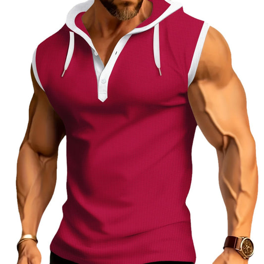 Men's performance polo shirt with short sleeves and hood Chic and Style