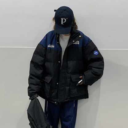 Dames isolée oversized manteau d'hiver avec poches pratiques Chic und Stil