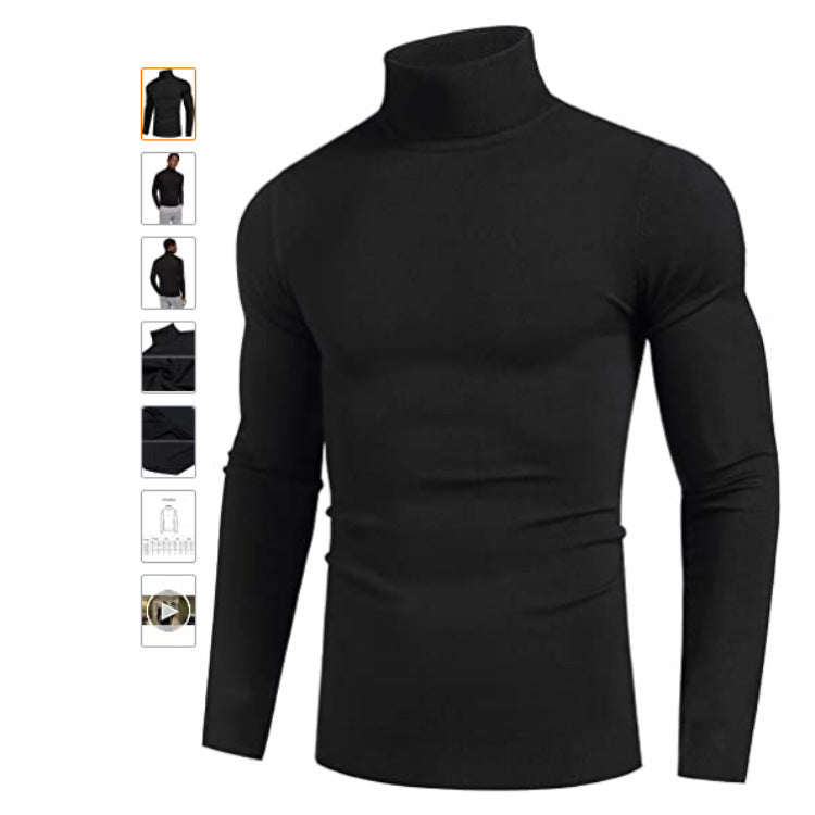 Chic and Style high-neck pullover for men