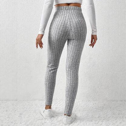 Chic and Style women's lined sweatpants with ribbed structure