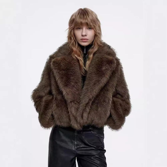 Dames élégante veste en fourrure Chic und Stil