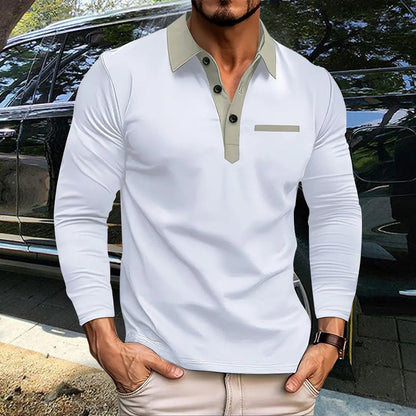 Chemise polo homme avec col moderne et poche poitrine pratique Chic und Stil