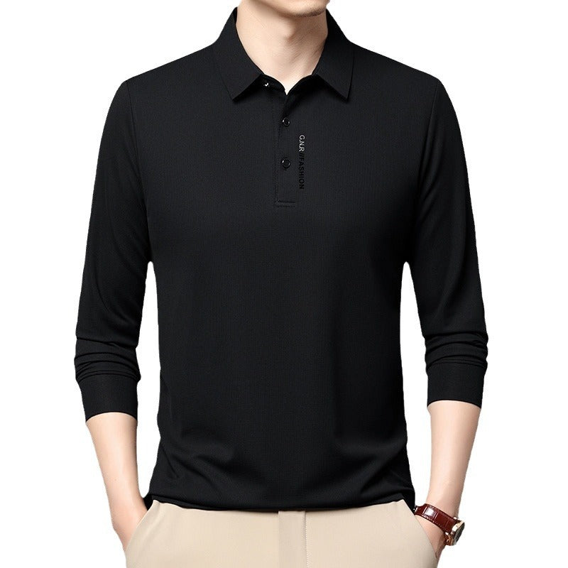 Chemise polo à manches longues pour hommes, tendance, avec propriétés respirantes Chic und Stil