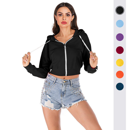 Dames Pull à Capuche Sportif Chic und Stil