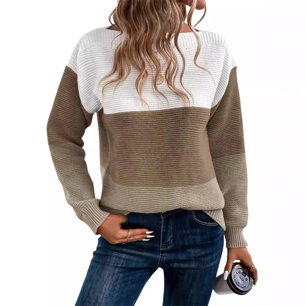 Dames Pull Oversize Tendance Chic und Stil
