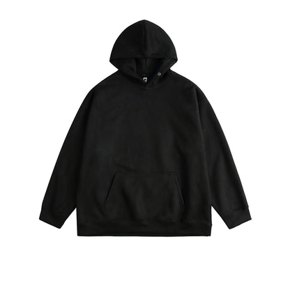 Hommes pull à capuche décontracté en mélange de coton de haute qualité avec poche kangourou pratique Chic und Stil