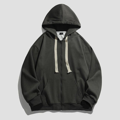 Dame veste à capuche chaude avec zip intégral et poches spacieuses Chic und Stil