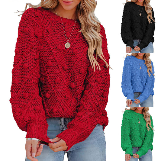 Pull en tricot stylé pour femmes avec motif 3D texturé Chic und Stil
