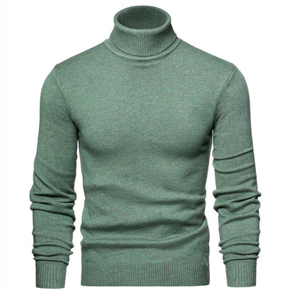 Elegant turtleneck pullover for men in fine merino wool Chic and Style