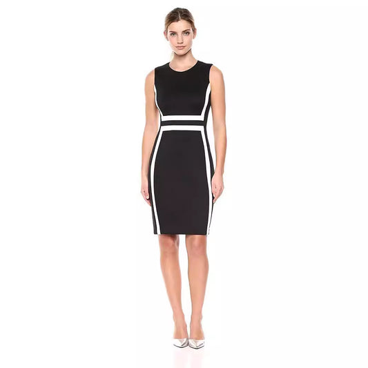 Robe de loisirs pour dames avec design tendance à rayures bloc Chic und Stil