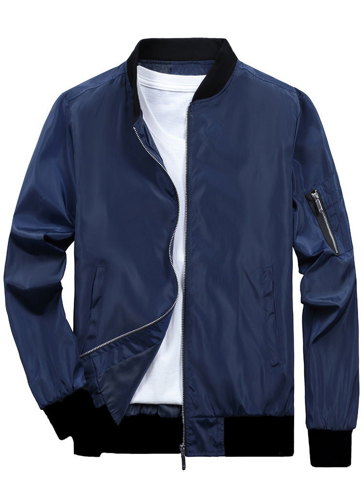 Veste bomber sportive pour hommes avec poches zippées pratiques Chic und Stil