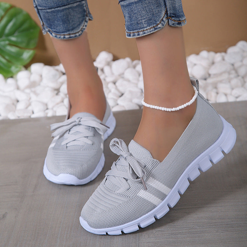Women breathable and comfortable leisure shoes with elastic upper Chic and Style