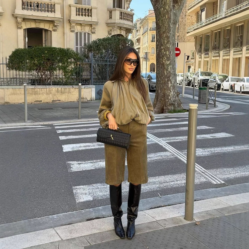 Wide culotte pants for women made of high-quality material with a chic and stylish design