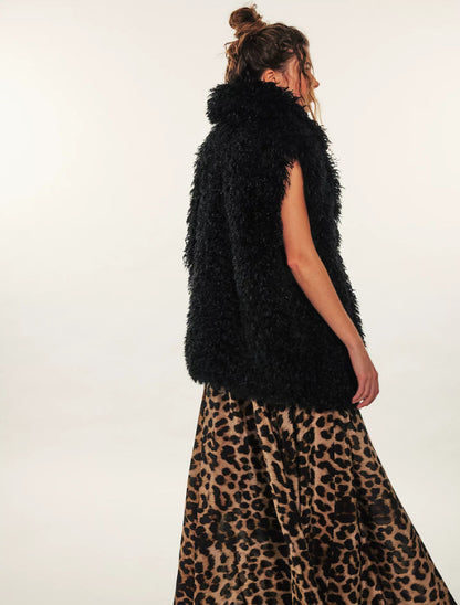 Dames gilet en fourrure Chic und Stil