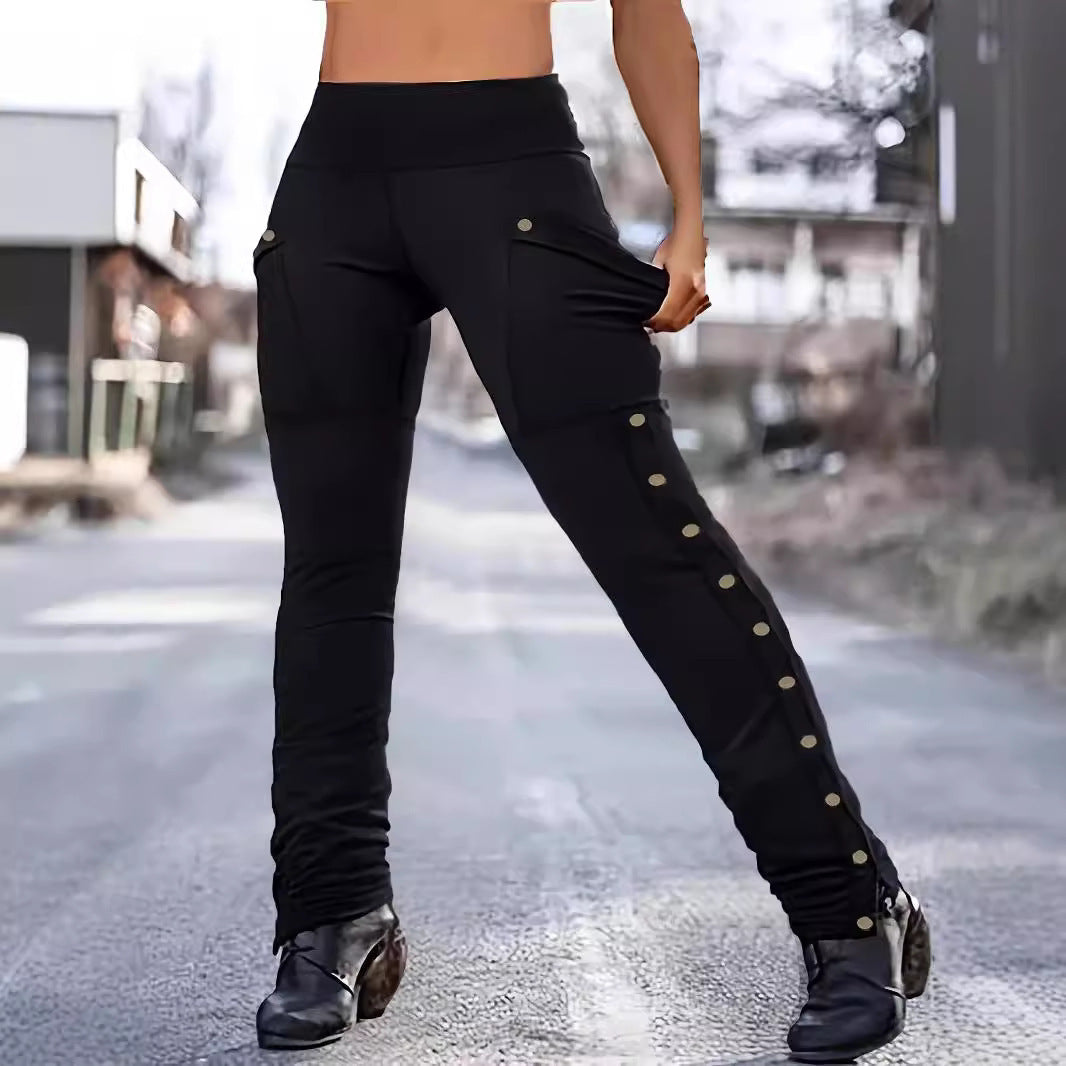 Women Cargo Leggings High Waist Chic and Style