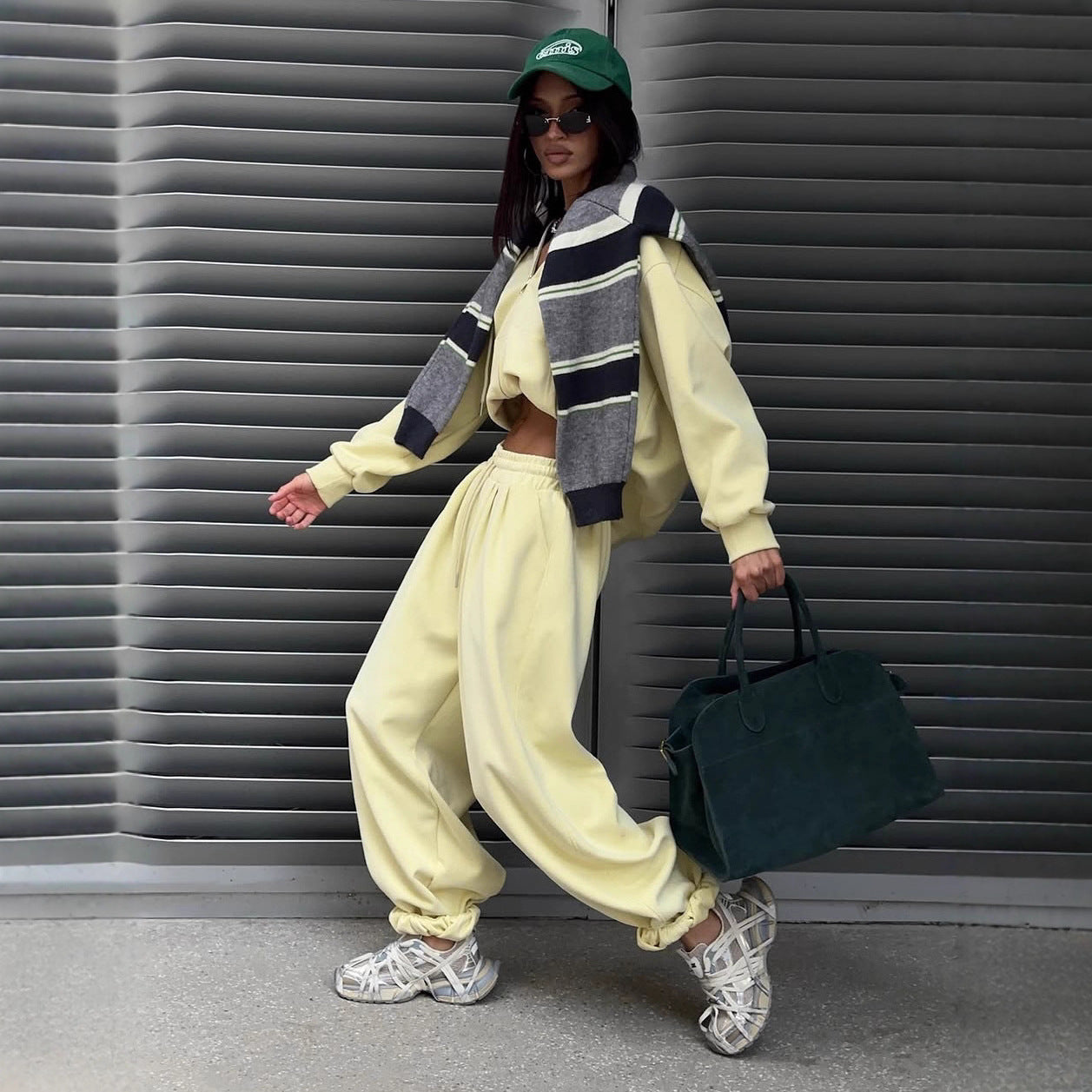 Dames confortable et décontracté ensemble de hoodie Chic und Stil