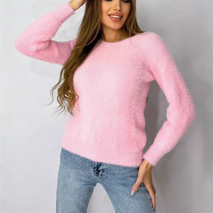 Dames Pull Doux à la Mode Chic und Stil
