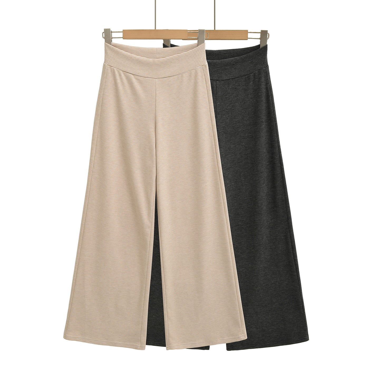 Wide jersey pants for women with high waist Chic and Style