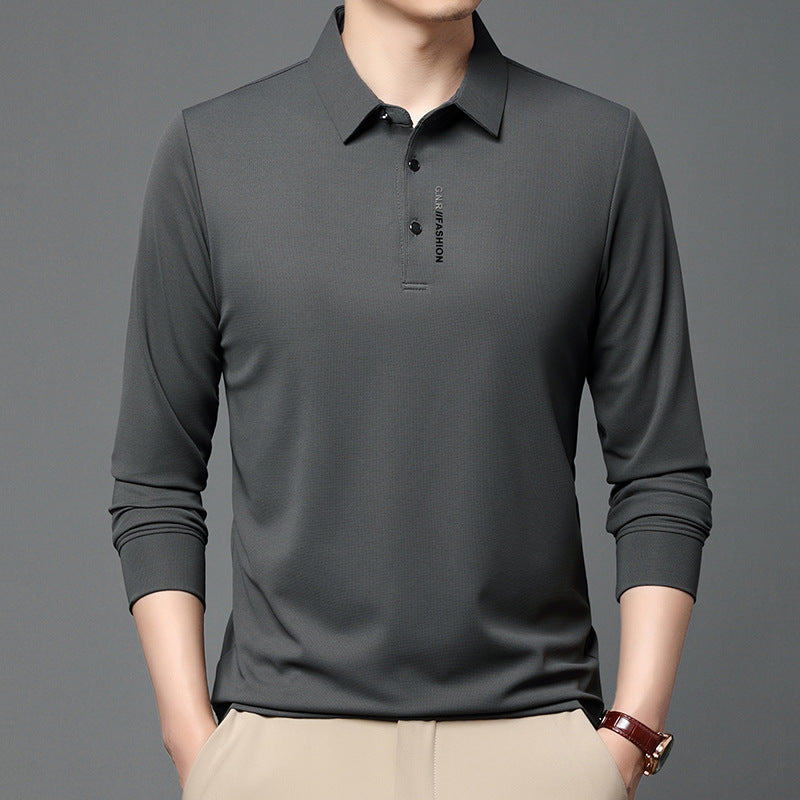 Chemise polo à manches longues pour hommes, tendance, avec propriétés respirantes Chic und Stil