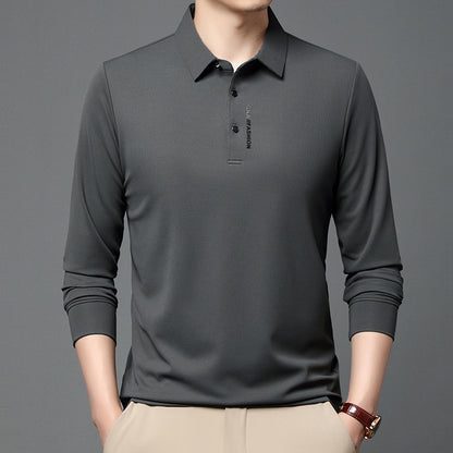 Chemise polo à manches longues pour hommes, tendance, avec propriétés respirantes Chic und Stil