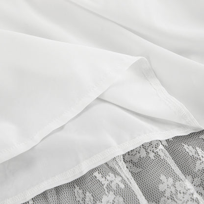 Dames Élégant Jupe Maxi en Dentelle Chic und Stil