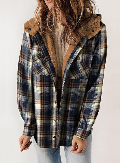 Dames flanneljacke avec doublure en polaire Chic und Stil