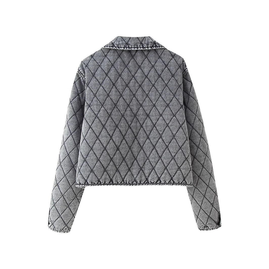 Dames doudoune avec taille ajustable et détails décoratifs Chic und Stil