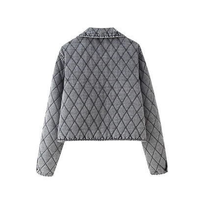 Dames doudoune avec taille ajustable et détails décoratifs Chic und Stil