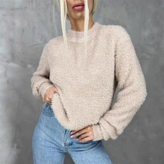 Dames Pull Doux Chic und Stil