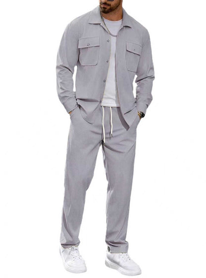 Costume de loisirs pour hommes moderne avec poches pratiques et taille élastique Chic und Stil