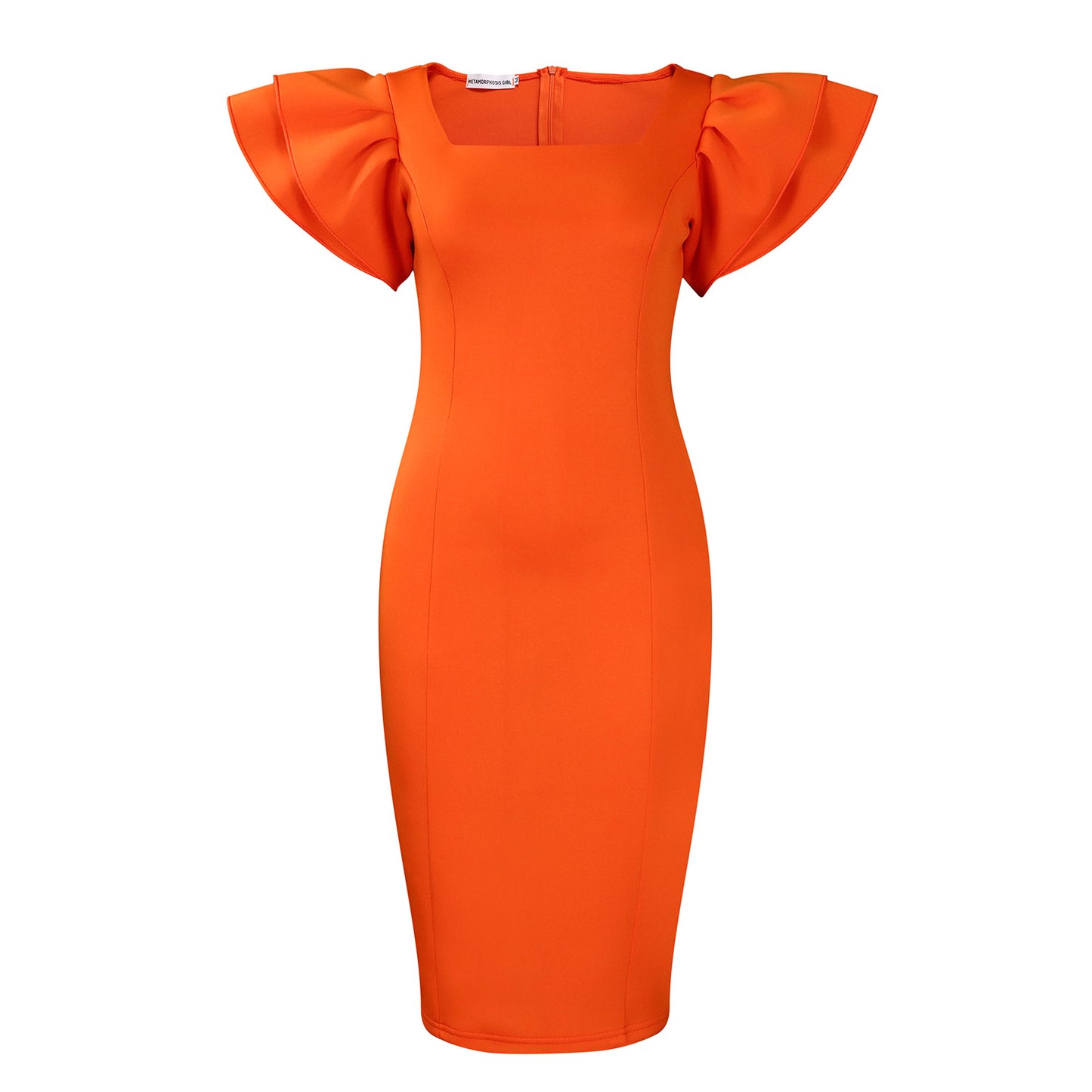 Dames Robe Élégante avec Manches Volumineuses Chic und Stil