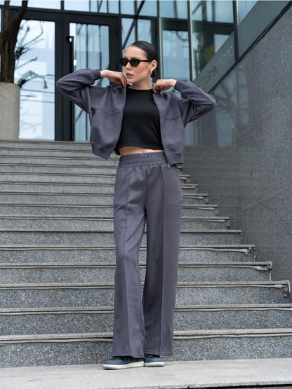 Dames costume de loisir moderne et confortable Chic und Stil