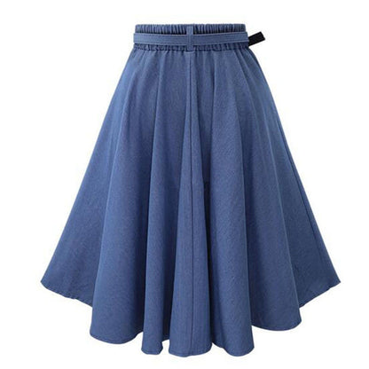 Roc robe A-line dames avec ceinture de taille et coupe originale Chic und Stil