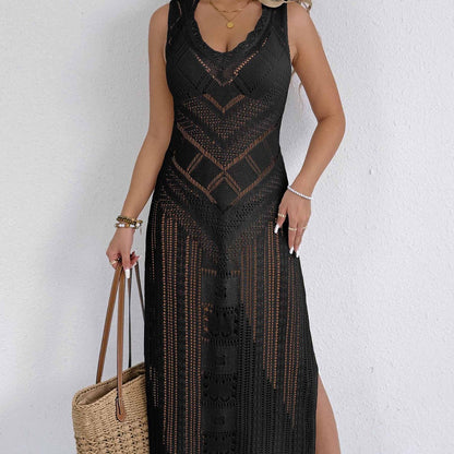 Robe maxi en crochet pour dames Chic und Stil