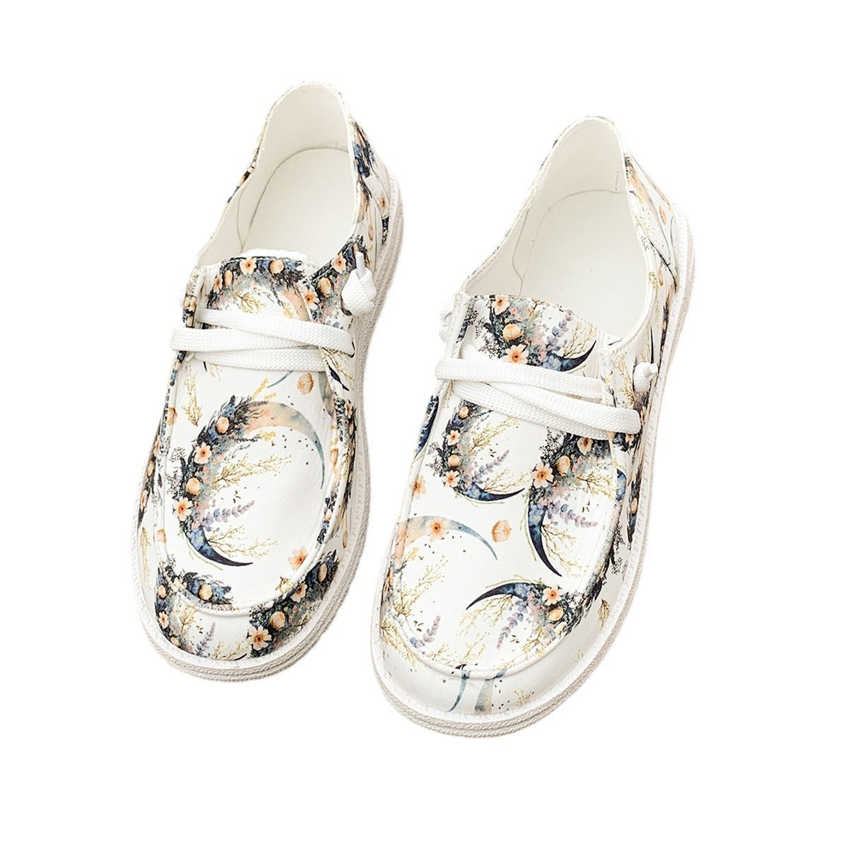 Chaussures de loisirs pour femmes avec un design graphique unique et une semelle en caoutchouc confortable Chic und Stil