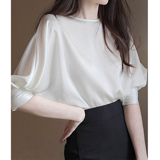 Blouse Drapée Élegante pour Femmes Chic und Stil
