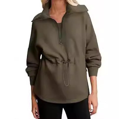Pull à capuche décontracté pour femmes avec réglage pratique par cordon Chic und Stil