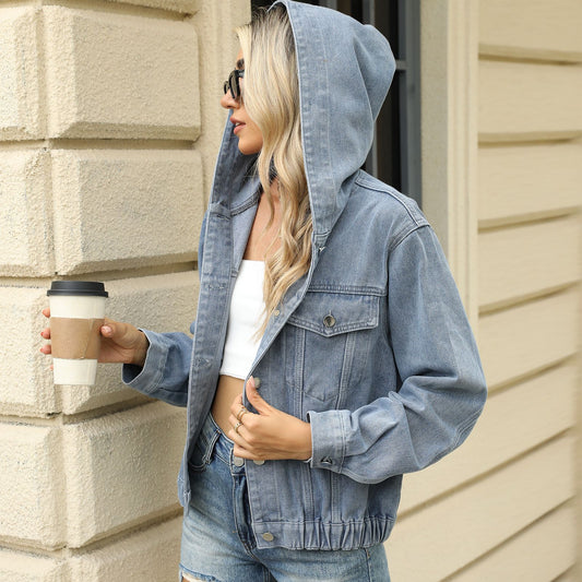 Veste en jean oversize décontractée pour femmes avec des accents modernes Chic und Stil