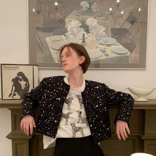 Dames Gilet scintillant avec des accents élégants Chic und Stil