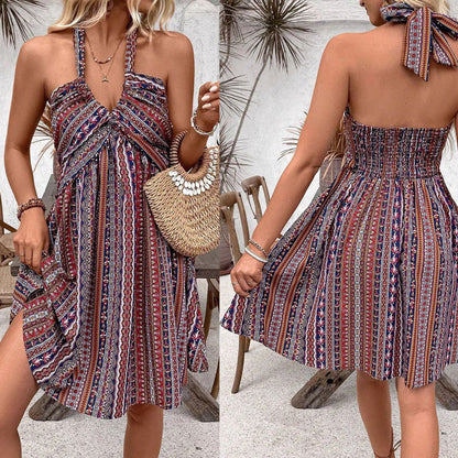 Robe à bretelles Bohemian Chic und Stil