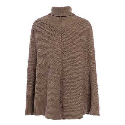 Pull en tricot surdimensionné pour femmes avec col haut et design texturé Chic und Stil