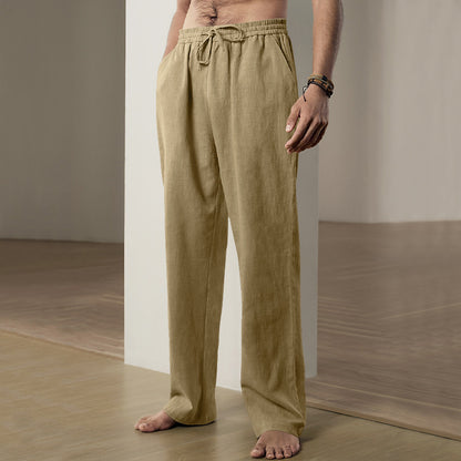 Comfortable leisure pants for men with elastic waistband Chic and Style