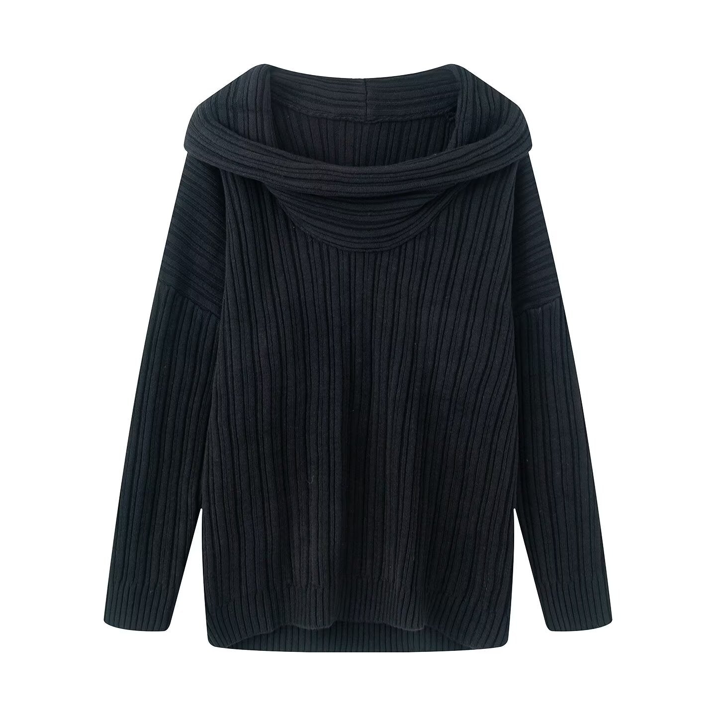 Pullover knit for women with an elegant turtleneck Chic und Stil