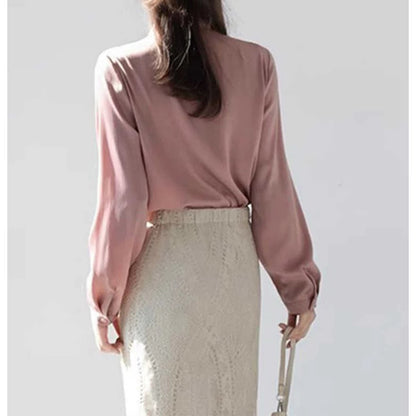 Blouse Rêche Élégante Femme Chic und Stil