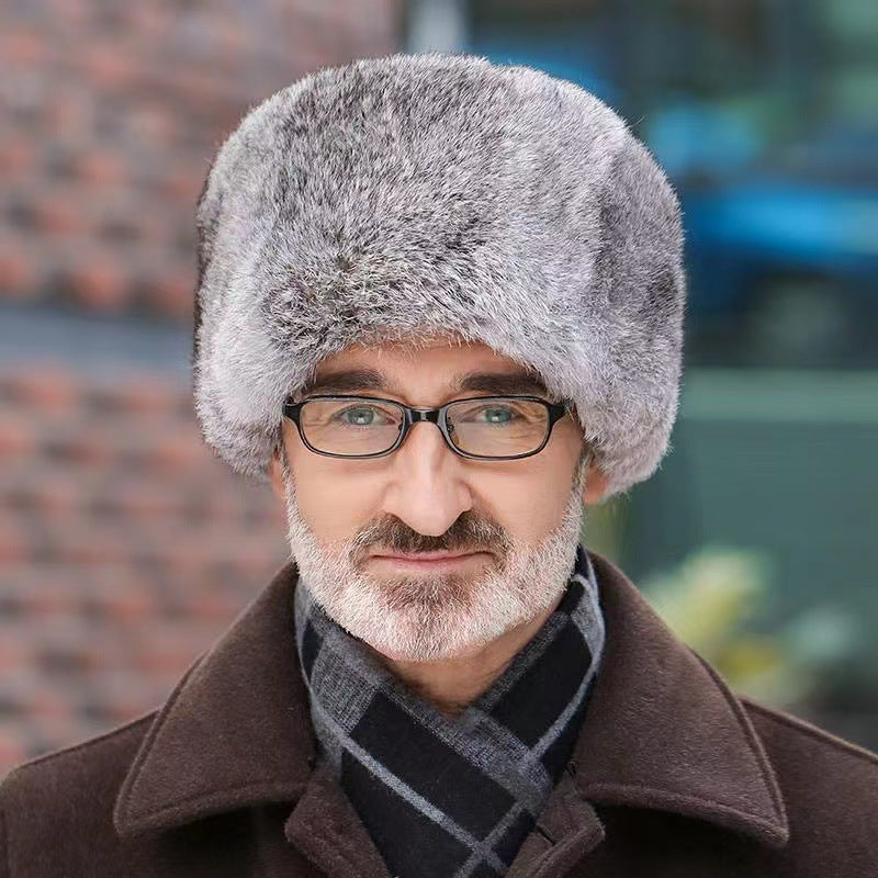 Chapeau en fourrure pour hommes avec protection des oreilles Chic und Stil