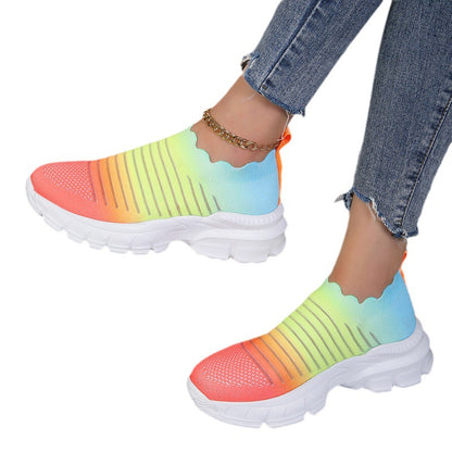 Baskets Slip-On Sportives pour Femmes avec un dégradé de couleur innovant Chic und Stil
