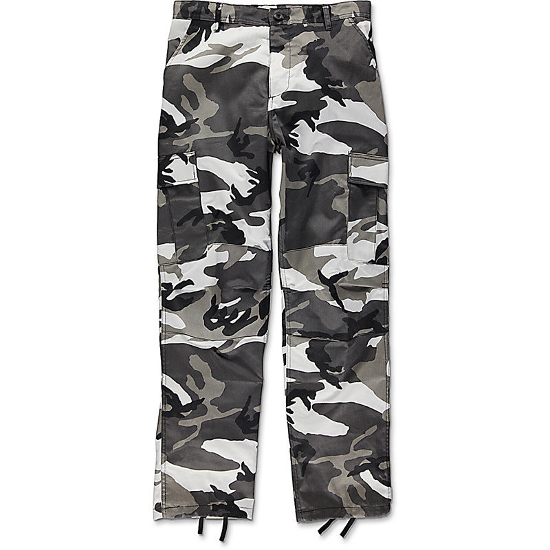 Camouflage cargo pants for men with multifunctional pockets Chic and Style