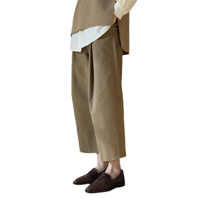 Pantalon court taille haute ajusté pour femme Chic und Stil