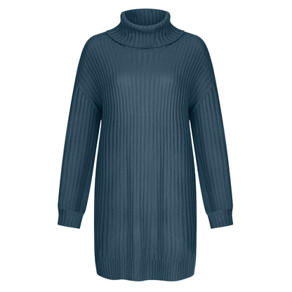 Pull-over à col roulé en grosse maille pour femmes, coupe décontractée Chic und Stil