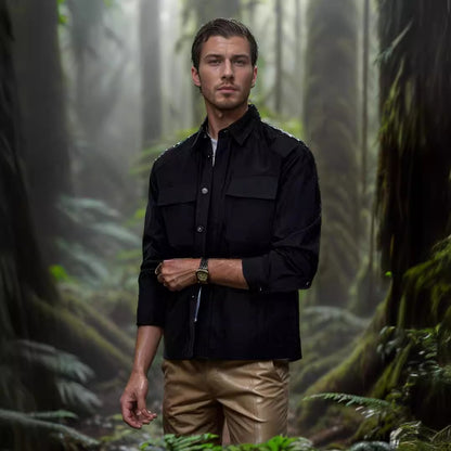 Casual summer jacket for men with wind protection Chic and Style